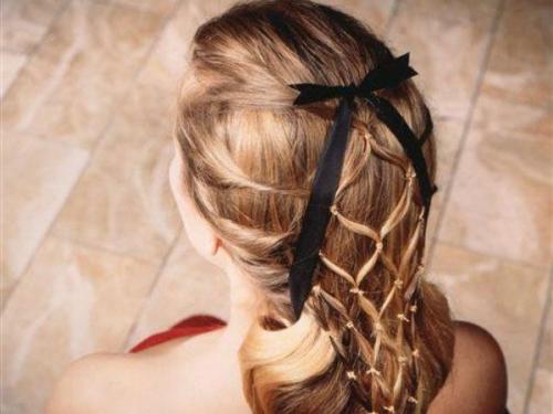 Примеры причесок на средние волосы. Креативные укладки