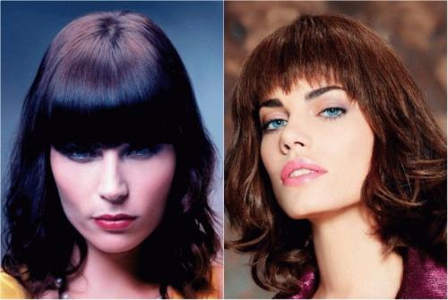 Укладка на средние волосы с челкой. Как подобрать прическу по типу лица