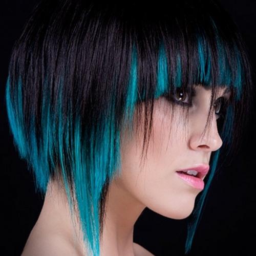 Темно синий цвет волос краска. Выбираем оттенок