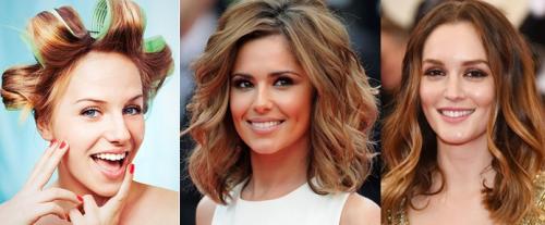 Локоны на средние волосы. Локоны на волосах средней длины