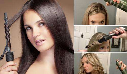 Локоны на средние волосы. Локоны на волосах средней длины