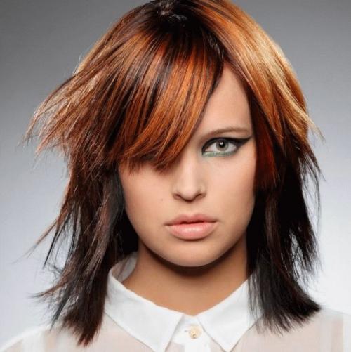 Укладка на средние волосы с челкой. Как подобрать прическу по типу лица