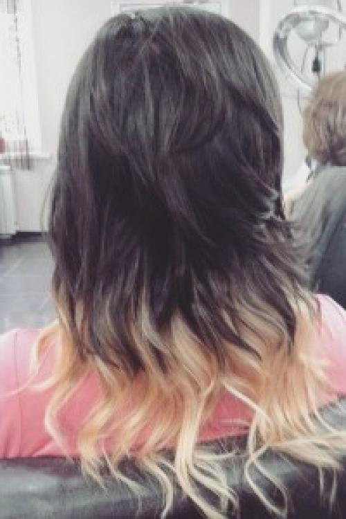 Омбре на темные волосы. Разновидности окрашивания