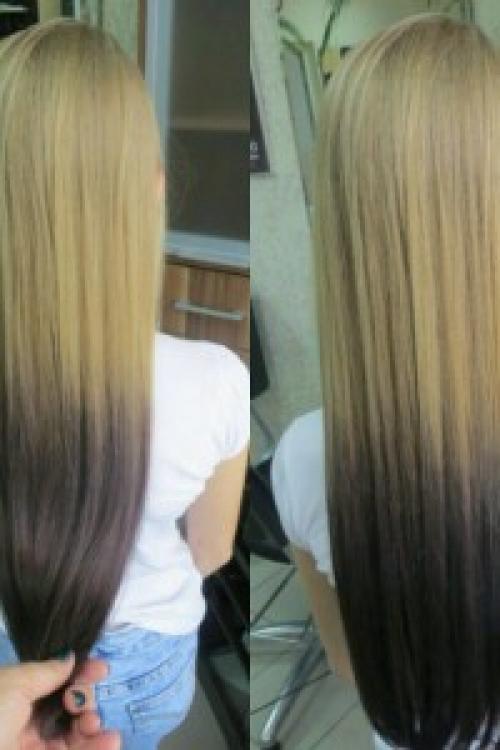 Омбре на темные волосы. Разновидности окрашивания