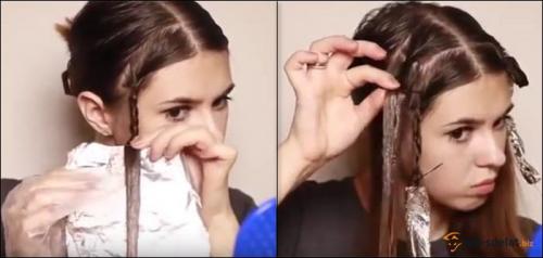 Шатуш – технология окрашивания