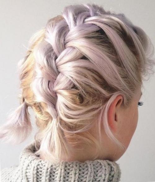 Прически на короткие волосы для девочек 15 лет. Современные косы