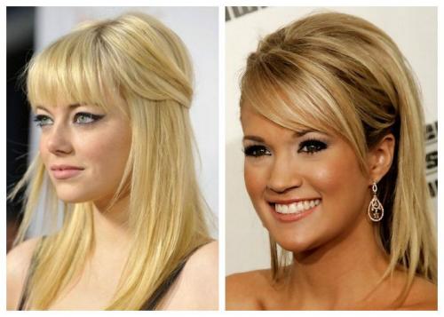 Собранные прически с челкой. Прически с челкой: кому идут?