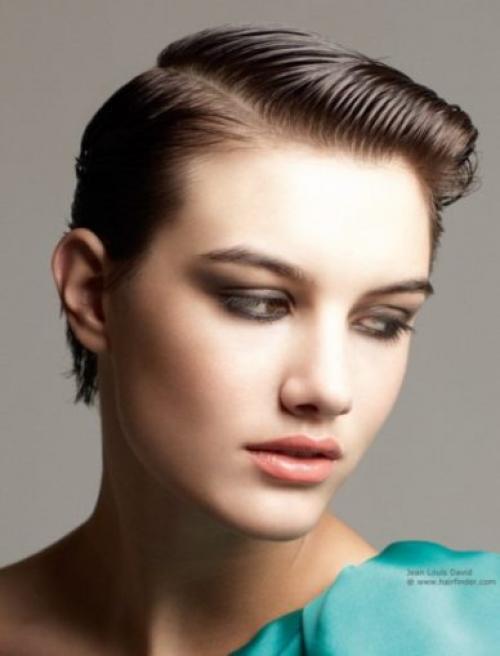 Мокрый эффект на коротких волосах. Секреты «мокрой» укладки