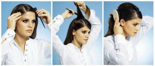 Конский хвост, как сделать. Как сделать конский хвост своими руками – пошаговое руководство с фото