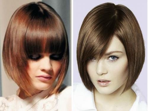 Каре на волосы средней длины. Стрижка каре — фото