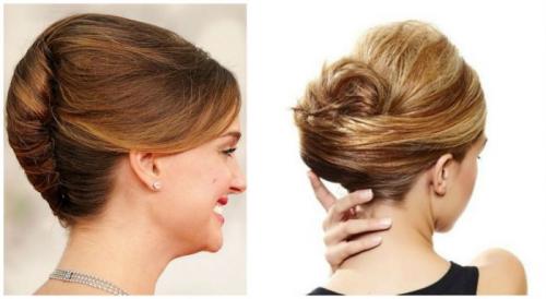 Прическа на короткое каре с челкой. Если планируется выход в свет