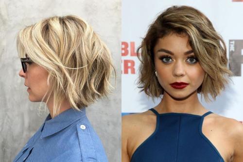 Стрижка каре на средние волосы