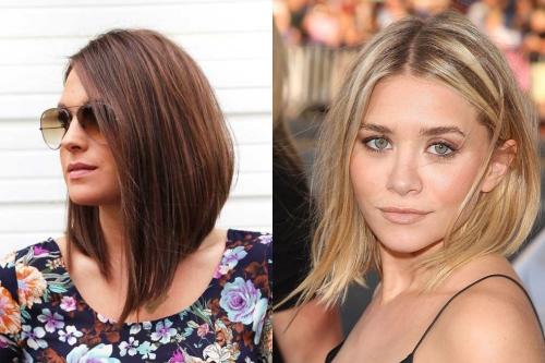 Прически на средние волосы каре. Стрижка каре на длинные волосы