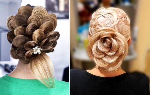 Красивые прически для волос средней длины. Красивые причёски для особых случаев