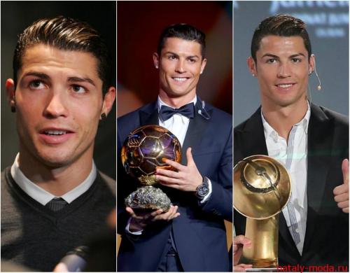 Прически футболистов роналду. Прически Криштиану Роналдо фото