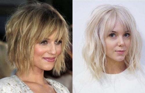 Укладка на средние волосы каре. Пробор 10 Укладка на средние волосы каре. Пробор 10