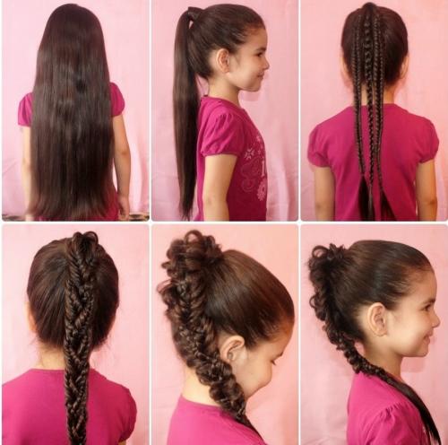 Прически для девочек 2 года на каждый день. Короткие 06
