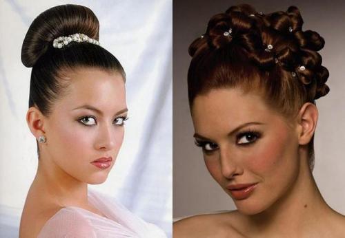 Прическа на средние волосы модная. Свадебные прически на средние волосы 11