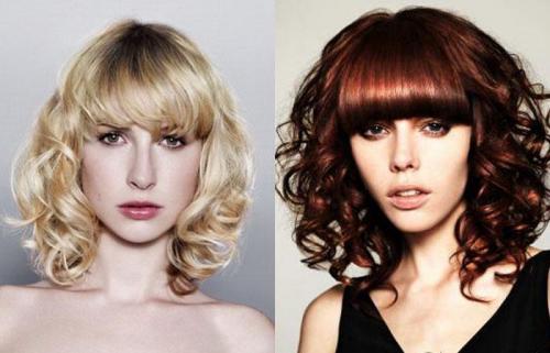 Укладка на средние волосы каре. Пробор 16 Укладка на средние волосы каре. Пробор 16