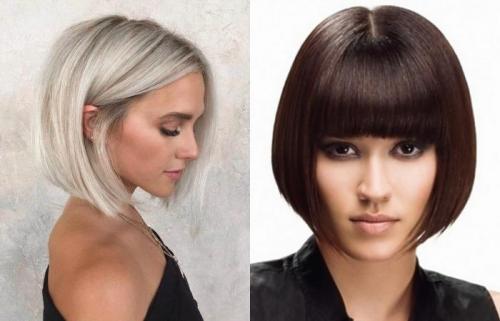 Укладка на средние волосы каре. Пробор 04 Укладка на средние волосы каре. Пробор 04