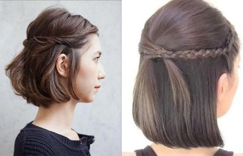 Косички для маленьких девочек на короткие волосы. 22