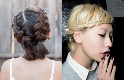 Косички для маленьких девочек на короткие волосы. 23