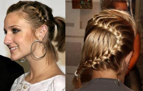 Косички для маленьких девочек на короткие волосы. 25