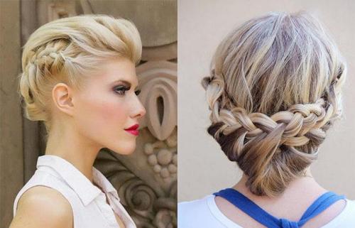 Косички для маленьких девочек на короткие волосы. 28