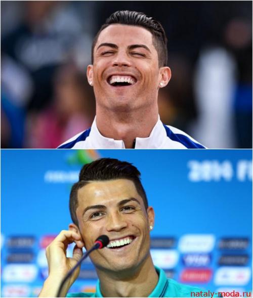 Прически футболистов роналду. Прически Криштиану Роналдо фото