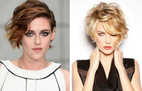 Укладка на средние волосы каре. Пробор 13 Укладка на средние волосы каре. Пробор 13