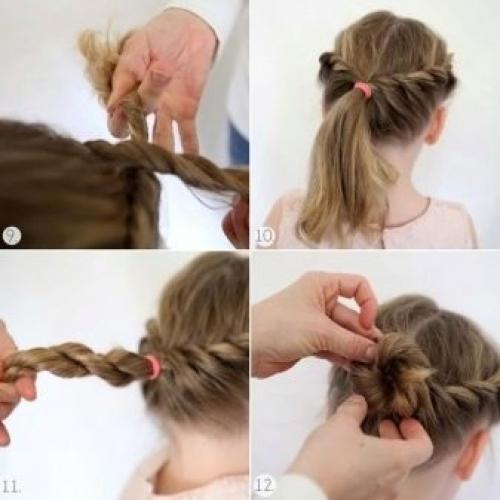 Как сделать прическу маленькой девочке. Жгуты 04 Как сделать прическу маленькой девочке. Жгуты 04