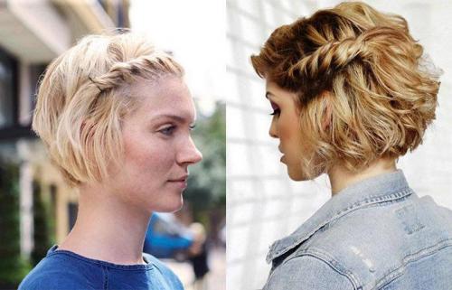 Косички для маленьких девочек на короткие волосы. 21