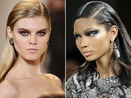 Боковой пробор женский. Косой пробор- учимся боковому разделению