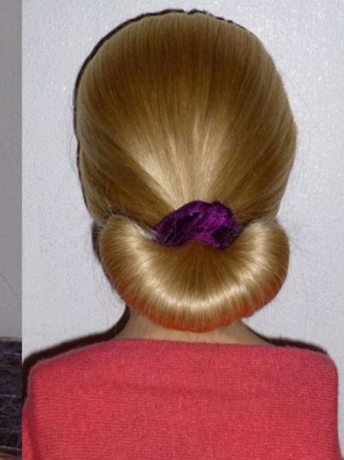 Как заколоть волосы средней длины. Прически с заколками «краб» и «твистер» на средние волосы