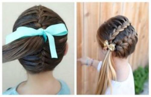 Прически для подростка девочки в школу. Требования к прическам для девочек в школу