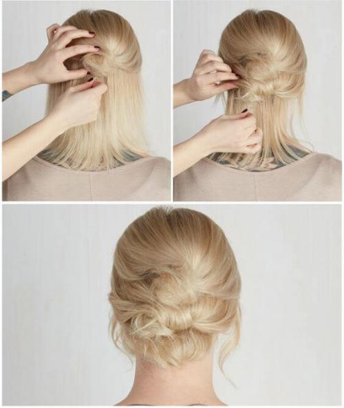 Прически со шпильками для девочек. Прически на короткие волосы 18 Прически со шпильками для девочек. Прически на короткие волосы 18