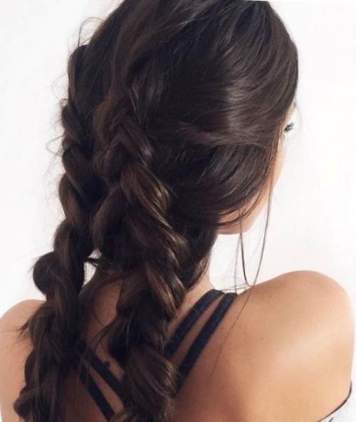 Подростковые модные прически для девочек. Современные косы