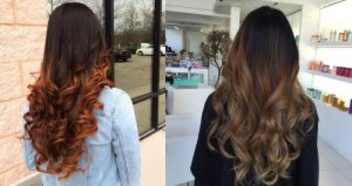 Балаяж на темные волосы. Выбор оттенков для темных волос