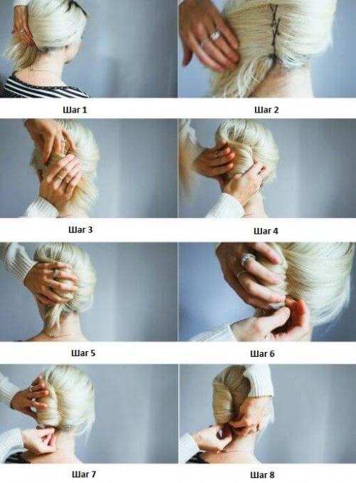 Прически со шпильками для девочек. Прически на короткие волосы 10 Прически со шпильками для девочек. Прически на короткие волосы 10