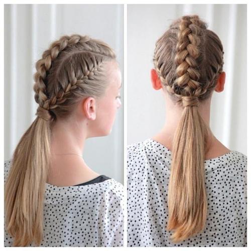 Прическа на длинные волосы девочке подростку. Школьные варианты стрижек для подростков — правильный выбор прически для девочки