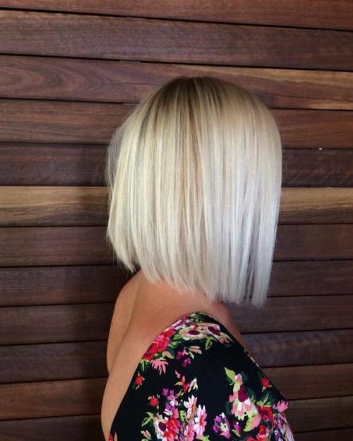 Каре до ушей с челкой. Модное классическое каре