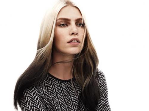 Омбре на темные волосы в домашних условиях