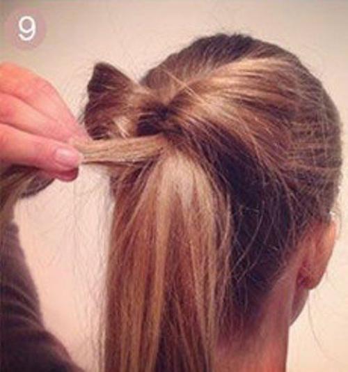 Высокий хвост. Хвост-узел