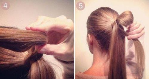 Высокий хвост. Хвост-узел