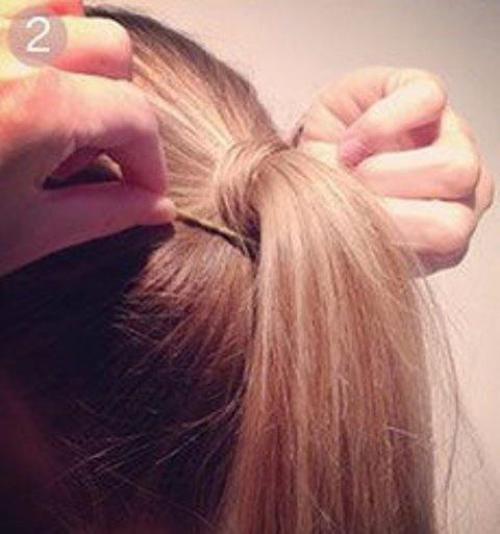 Высокий хвост. Хвост-узел