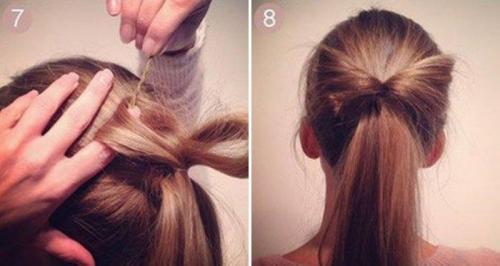 Высокий хвост. Хвост-узел