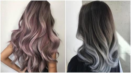 Омбре на темные волосы в домашних условиях