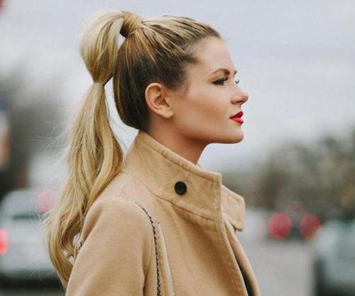 Как сделать высокий хвост самой себе. Подготовка