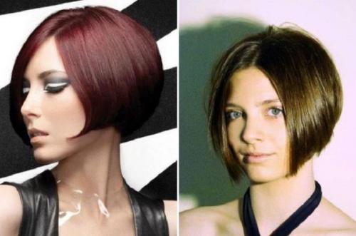 Удлиненное каре с челкой на короткие волосы. Варианты стрижек 04 Удлиненное каре с челкой на короткие волосы. Варианты стрижек 04