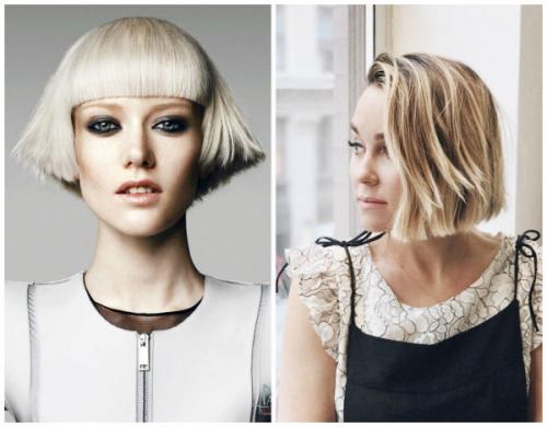 Удлиненное каре на короткие волосы. Кому подходит
